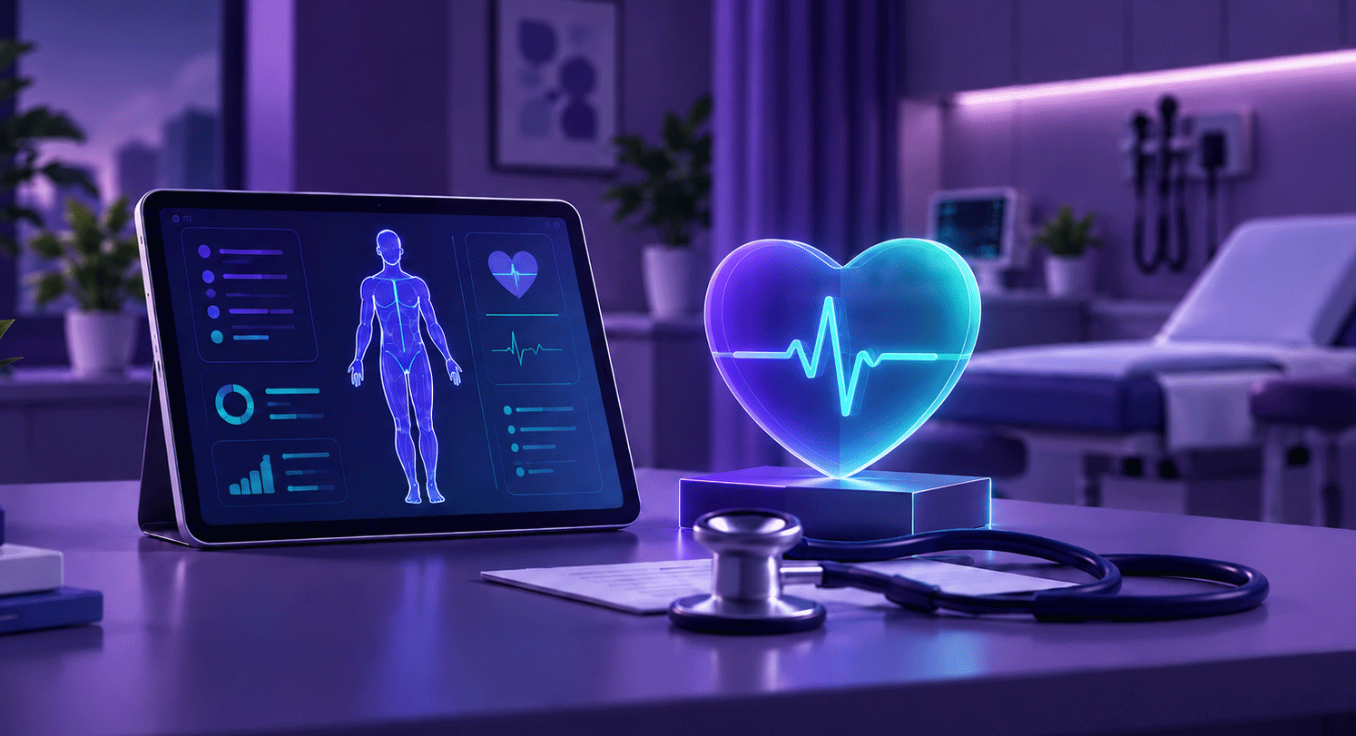 Illustrazione delle tecnologie digitali per la sanità